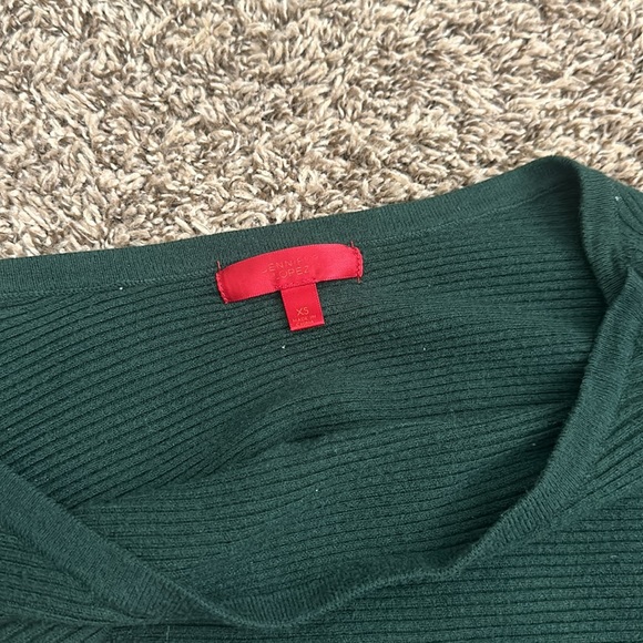 Jennifer Lopez green open arm sweater - XS - Picture 3 of 5
